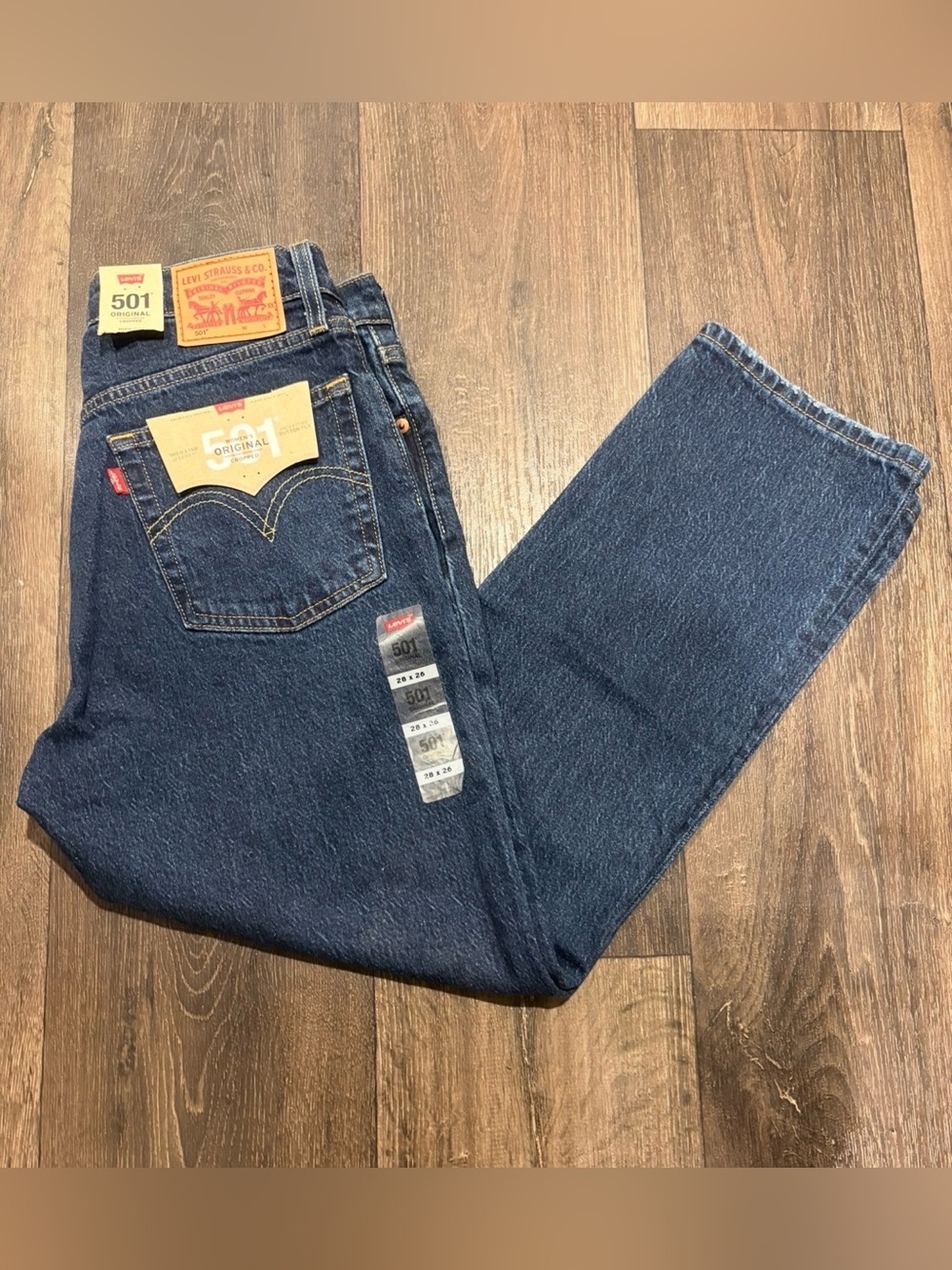 Levi's 501 Capri Jeans - Dark Indigo